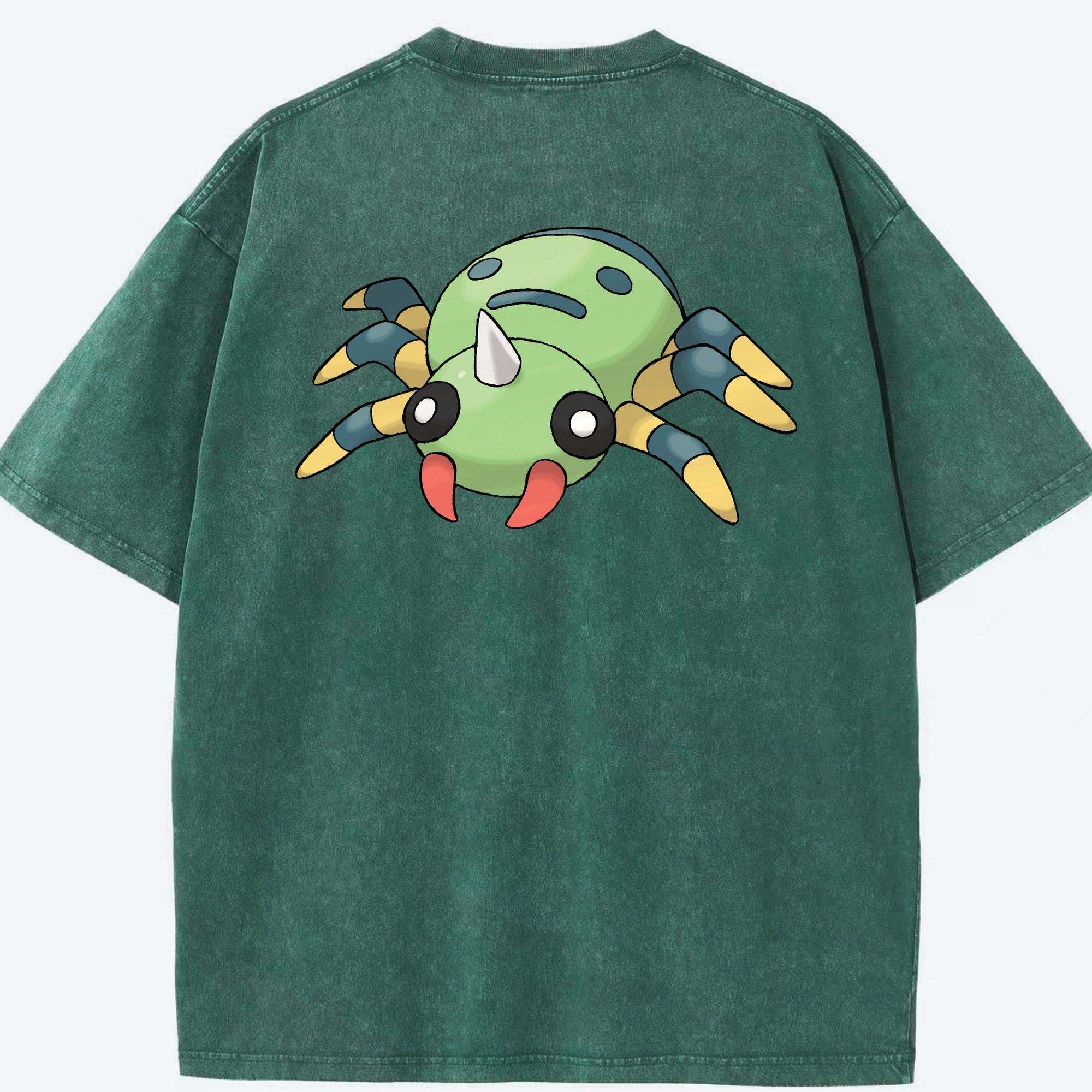（画像用） ポケットモンスター Pokémon 綿100% ヴィンテージ風 半袖Tシャツ（背面プリント）